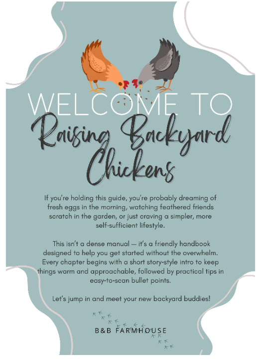 Raising Backyard Chickens | A Beginner’s Chicken-Keeping eBook & Checklist Bundle