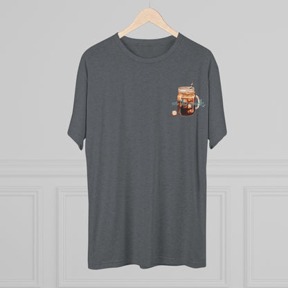 On The Rocks - Iced Coffee - Unisex Tri-Blend Crew Tee