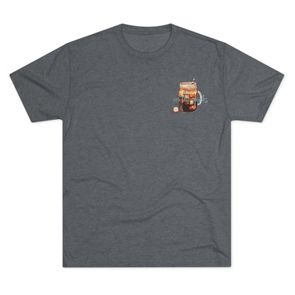 On The Rocks - Iced Coffee - Unisex Tri-Blend Crew Tee