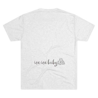 On The Rocks - Iced Coffee - Unisex Tri-Blend Crew Tee